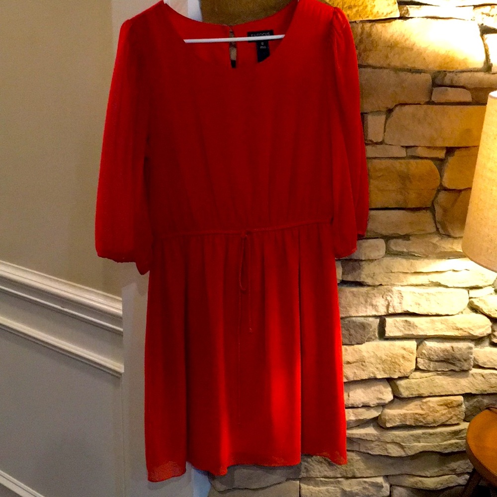 Comfy orange dress